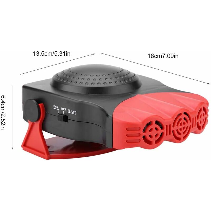 Sbrinatore per auto, riscaldatore per auto portatile 12V per disappannamento
