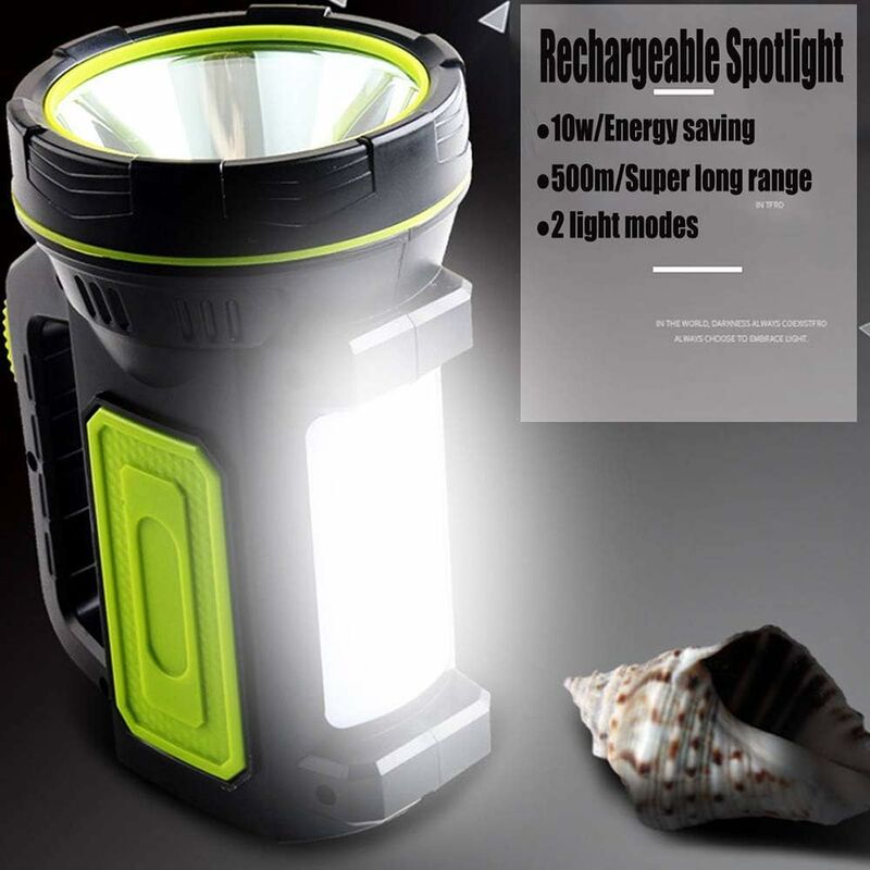 High power Led flashlight Usb 300 lumen 1800 mA, side light high