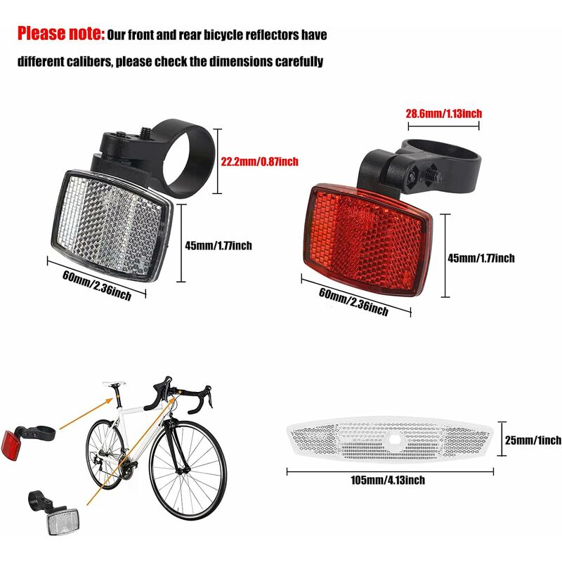 Bicycle reflectors sale