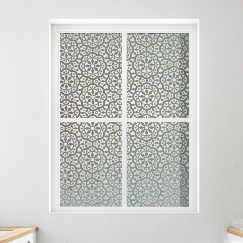 Frosted Glass Patterns Privacy Window Film Electrostatic Adhesive