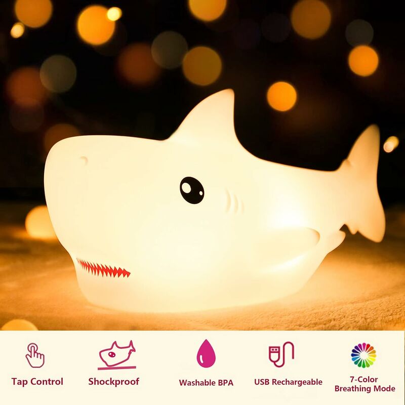 Globe led whale on sale rechargeable night lamp