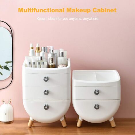 Chest of Drawers Makeup Organizer popular Cosmetics Jewelry Box Desktop Chest