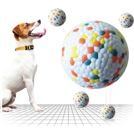 Dog Ball Rubber Dog Ball Indestructible Dog Ball Hard Chew Rubber Toy Clean Teeth Play Practice