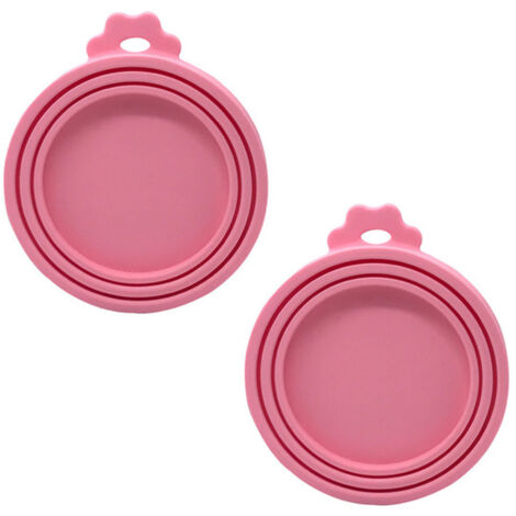 Pet Food Can Lids Silicone Can Covers for Dog Cat Food Universal Size Fit Small Medium