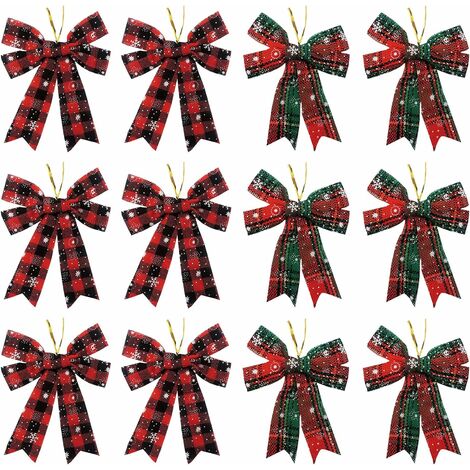 12 Pieces Christmas Christmases Christmas Tree Arc Decorations