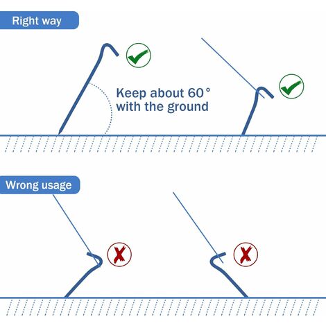 Heavy Duty Tent Pegs X8 (Stakes Spikes Steel Galvanised Hard