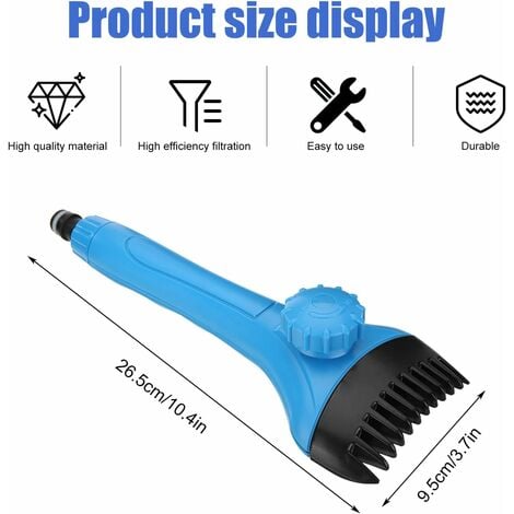 Pool Filter Cleaner Clean Brush, Pool & Spa Filter Cartridge Cleaning Tool  Hand Filter Jet Cleaner With Adjustment Knob