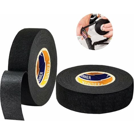 2Pcs Electrical Insulation Tape Black Insulating Tape High Viscosity ...