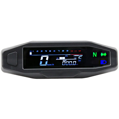 Universal Motorcycle Digital Tachometer Carburetor LCD Display Digital ...