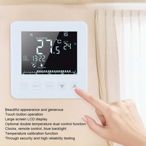 Room Thermostat Digital Room Temperature Controller-LCD Room Heating Set New