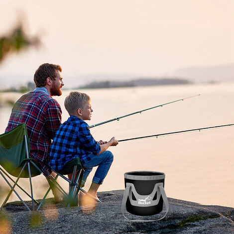 Fishing Bucket Folding Bucket Outdoor Convenience Fishing