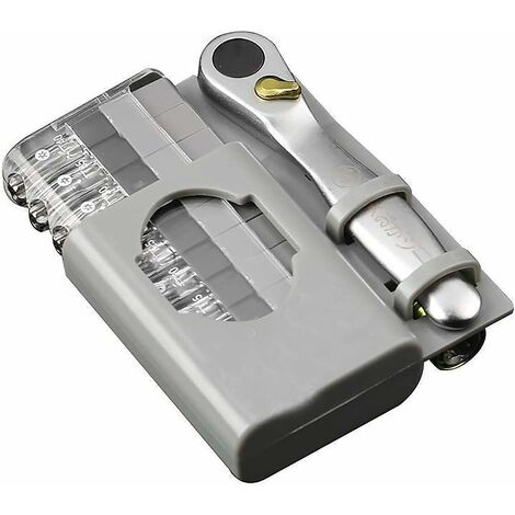 12 Pack Micro Ratcheting Screwdriver Bit Set with Reversible Handle and ...