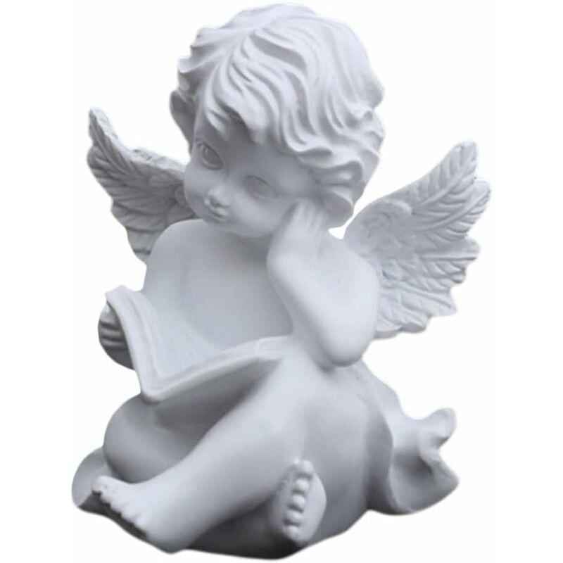 Cherub Engel Statue Engel Skulptur liest Gedenkgeschenk Cherub Dekorationen Office Dekorationen Büro Home