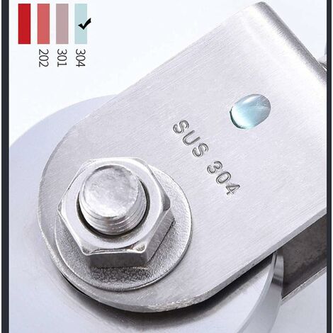 MMLFX Umlenkrolle Nylon - U-förmiges Laufrad Für Kabelzug 12-30mm