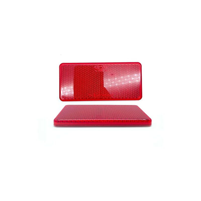 Reflectante adhesivo rectangular rojo, Catadióptrico adhesivo
