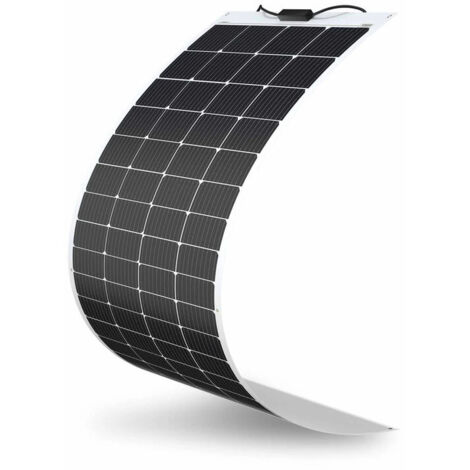 Renogy Solar Panel 200W 12V Lightweight Monocrystalline Ultra-Flexible Bendable Mono Off-Grid Charger for Marine RV Cabin Van Car Boat Curve Surfaces