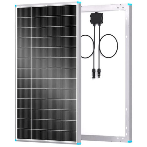 Renogy Solar Panels 200 Watt N-Type, 24 Volt 200W Solar Panel 16BB 25% High-Efficiency Solar Cell, 24V PV Module Power Charger for Class B Van RV Marine Cabin Roof Home Farm