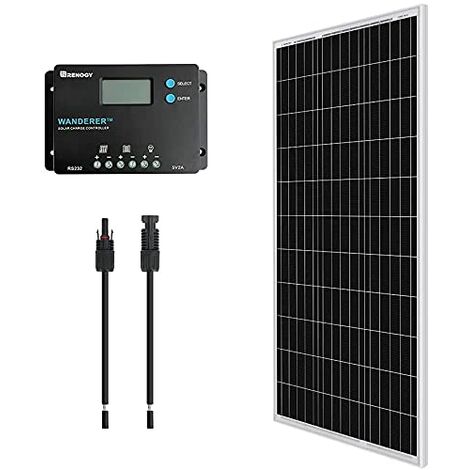 Eco-worthy 120W 12V Solar Panel, High Efficiency Mono Module for Solar  System 