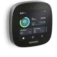 Renogy ONE Core: All-in-one Off-Grid Energy Monitoring Panel, Battery Monitoring for Van, Cabin, Boat and Tiny Homes, Works with Renogy Energy Devices, Wi-Fi Version, Black