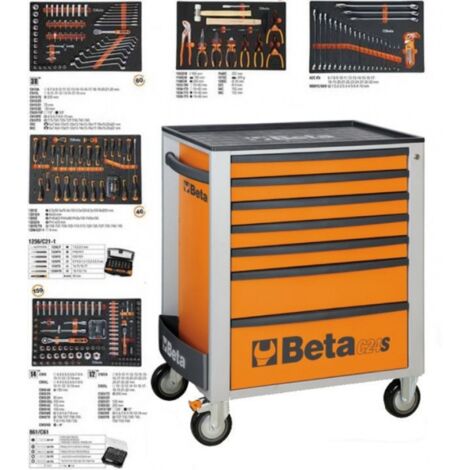 C24S O7/M Cassettiera mobile con assortimento 309 utensili