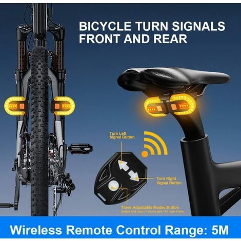 Bicycle indicator clearance lights