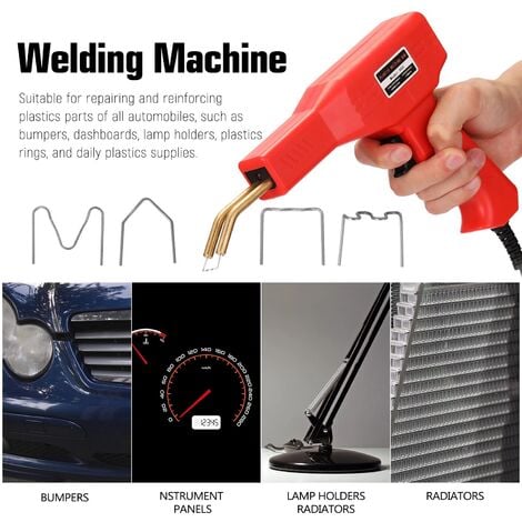 50W Hot Stapler Plastic Welding Machine Car Bumper Repair Kit