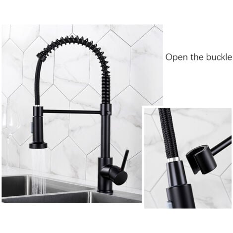 New Swivel Spout Kitchen Sink Mixer Taps with Pull Out Bidet Spray Tap