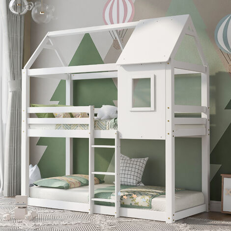 Twin loft bed deals house