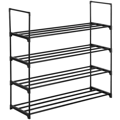 4 Tier Shoe Rack Stand Storage Organizer Shelf Space Saving