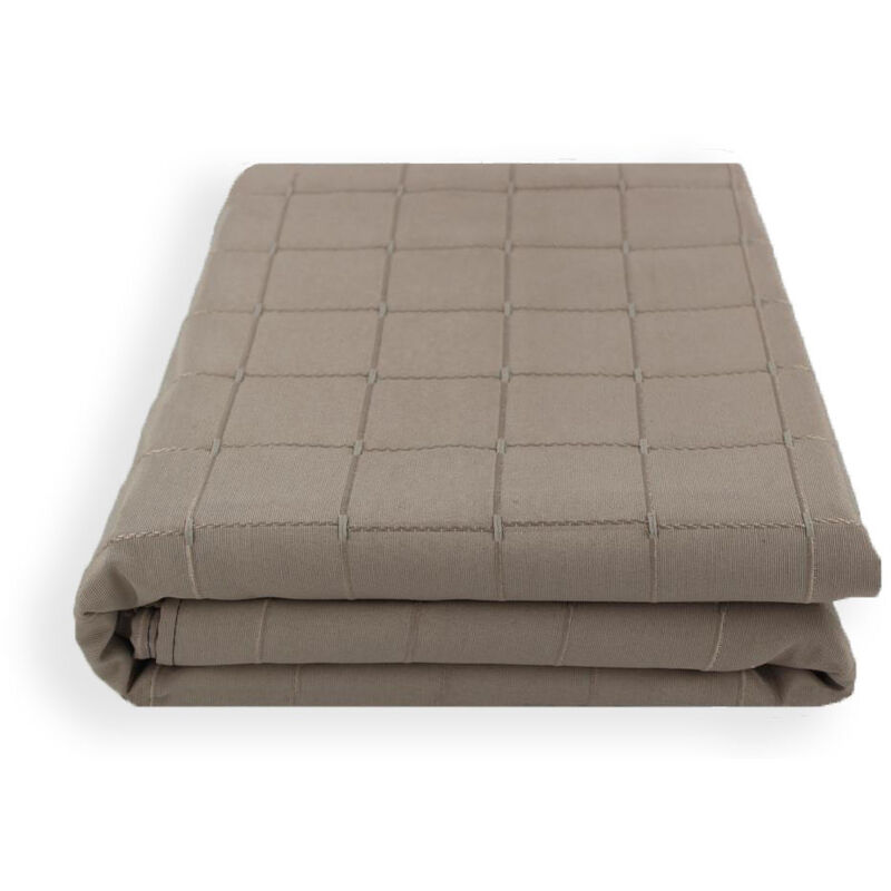 Sofa Cubre Cama Basic Home Plaid/Foulard Multiusos Manta algodón Suave 230x270 cm Beig 
