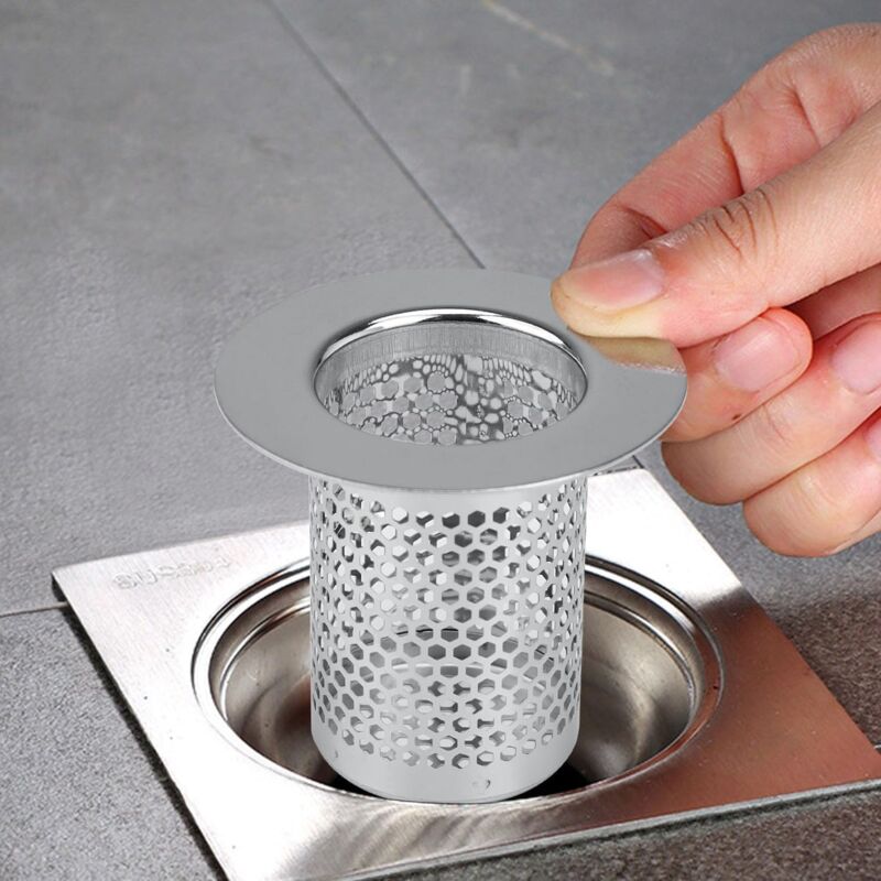 100 Retine Filtro Per Lavandino - Anti Intasamento, Monouso, 9x9 Cm, Per Cucina E Bagno - Foto 3