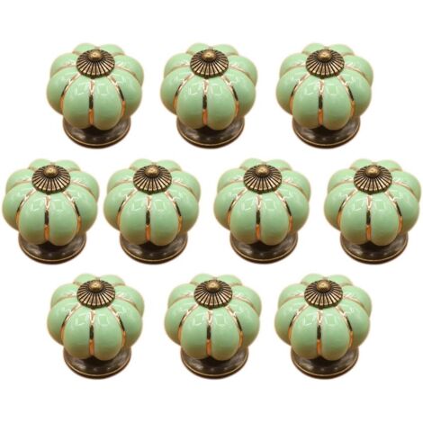 Pomello Per Mobili Primula In Ceramica Avorio – Base Nichelata – Maniglia Classica