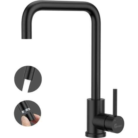 Rubinetto Da Cucina Girevole A 360°, A Parete, In Acciaio Inox 304, Miscelatore Monocomando Per - Foto 6