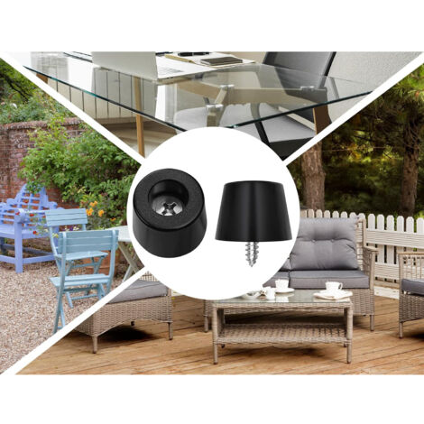 Piedini In Gomma Per Mobili - Antiscivolo, Protezione Da Acqua, Confezione 16 Pezzi Con Viti - Foto 13