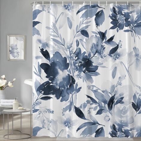 Tenda Doccia Antimuffa 180x200cm Impermeabile Bianca Anelli Bagno Vasca Peva 357 57696393
