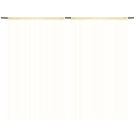 Tenda trasparente (300 x 260 cm) Monna Bianco - Tende/Tende