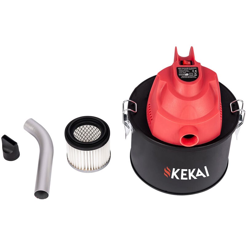 Bikain Aspirateur à cendres pour granulés 600 W 4 litres Pellet