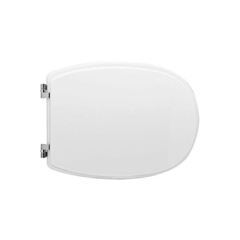 Sedile wc per facis vaso ginevra forma 6 bianco - cerniere a passanti