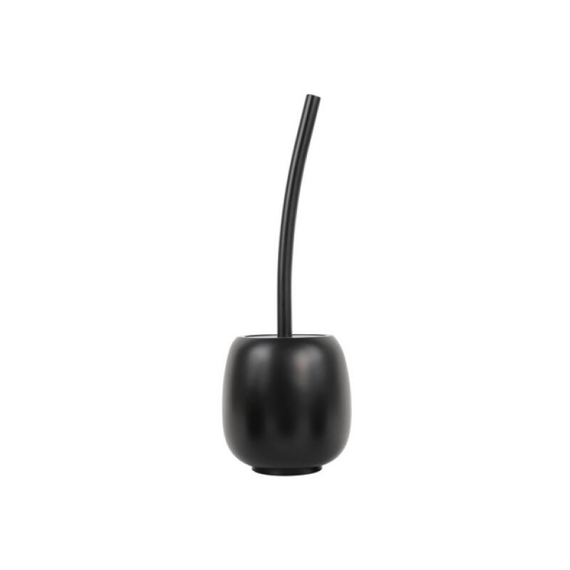 Duravit 99274600 - Scopino WC da parete D-CODE, nero opaco