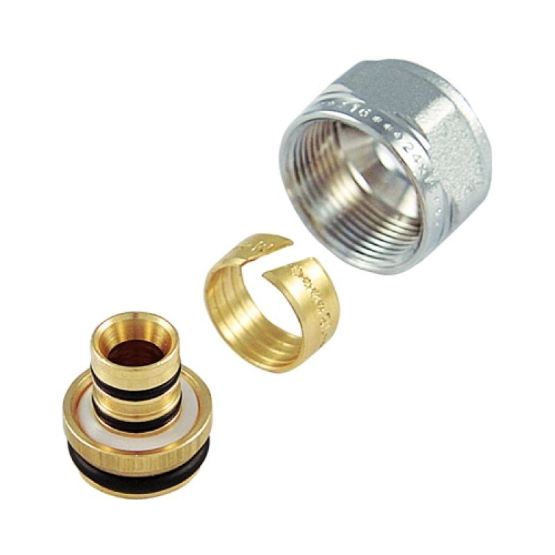 Adattatore Multistrato Cromato 1/2 X16x2mm - Per Tubi Multistrato - Attacco 1/2 Pollice - Foto 4