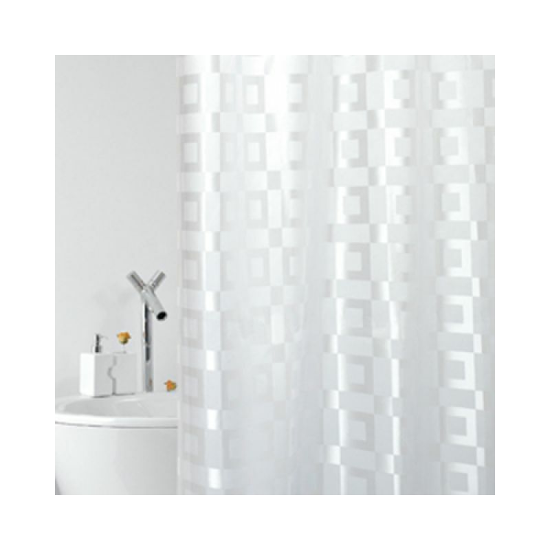 Tenda Da Doccia Impermeabile 180x180 Cm Con Foglie, Antimuffa, Con 12 Ganci Inclusi, E-Bestar