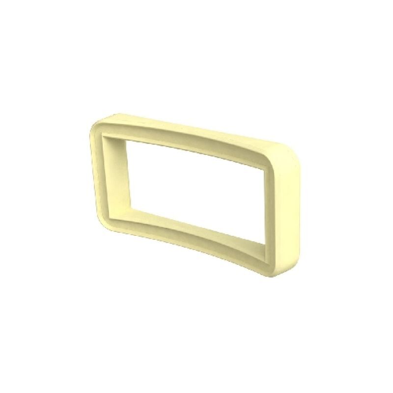 Guarnizione In Silicone Bianco A Cordone Rettangolare – 4mm X 12mm X 5m, Resistente Al Calore E All'Invecchiamento