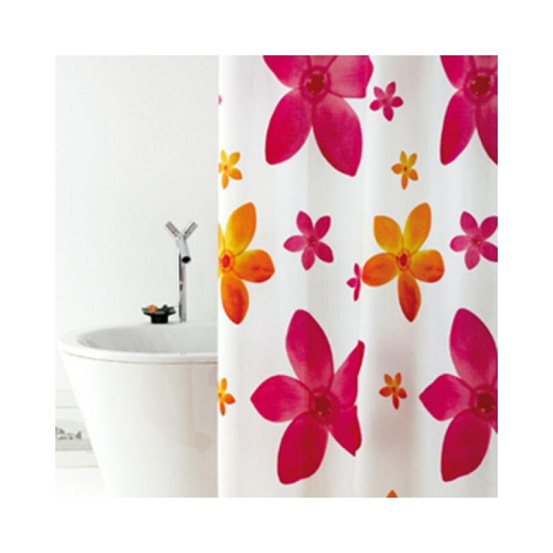 Tenda Doccia Feridras 187055 - Multicolore, In Plastica, Dimensioni 120x200 Cm, Rinnova Il Tuo Bagno