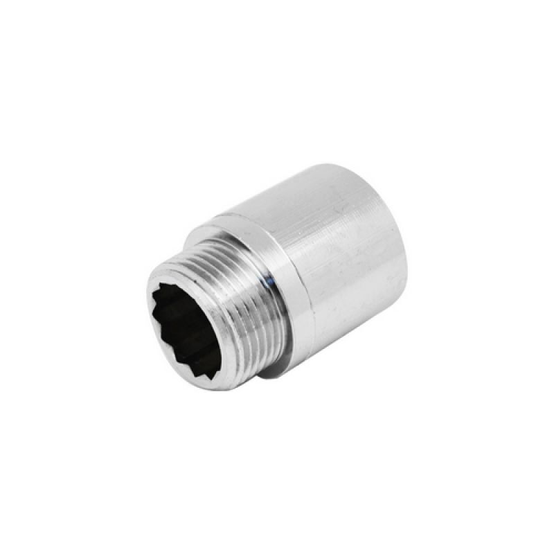 PROLUNGA FILETTATA MF IN OTTONE CROMO IBP 3/4 x 25