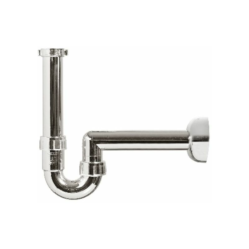 Tubi Sifone, Chiusura Annusandosi Sifon,Traps Per Lavabo, In Acciaio Inox Cromato, 1-1/4" X &oslash; 32 Mm