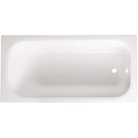 GUSCIO VASCA BAGNO RETTANGOLARE BIANCA Modello SMERALDO 105 x 70 senza Pannello