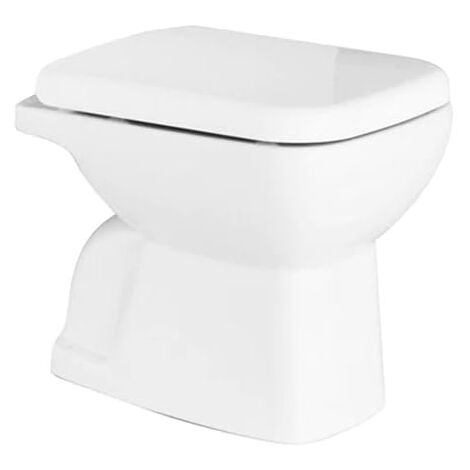 Colonna Per Lavabo JASMINE In Ceramica - Alta 65cm, Design Elegante Per Bagno