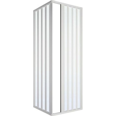 Box Doccia 70x70 Cm A Soffietto Vetro Anticalcare Trasparente E Profilo Nero Opaco 195h Flexy 1