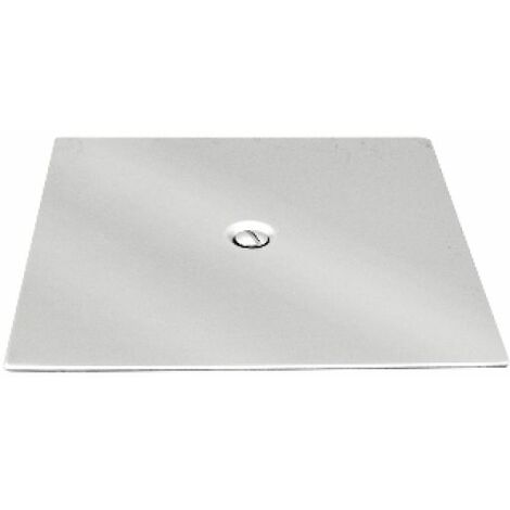 PIASTRA IN ACCIAIO QUADRATA 150 X 150 mm