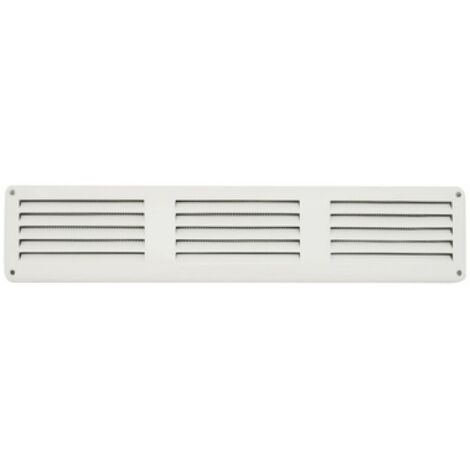 GRIGLIA DA SOVRAPPORRE IN METALLO CON RETE L. 300 X H. 60 MM Bianco